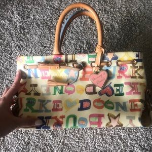Dooney and Bourke Doodle Tassle Tote